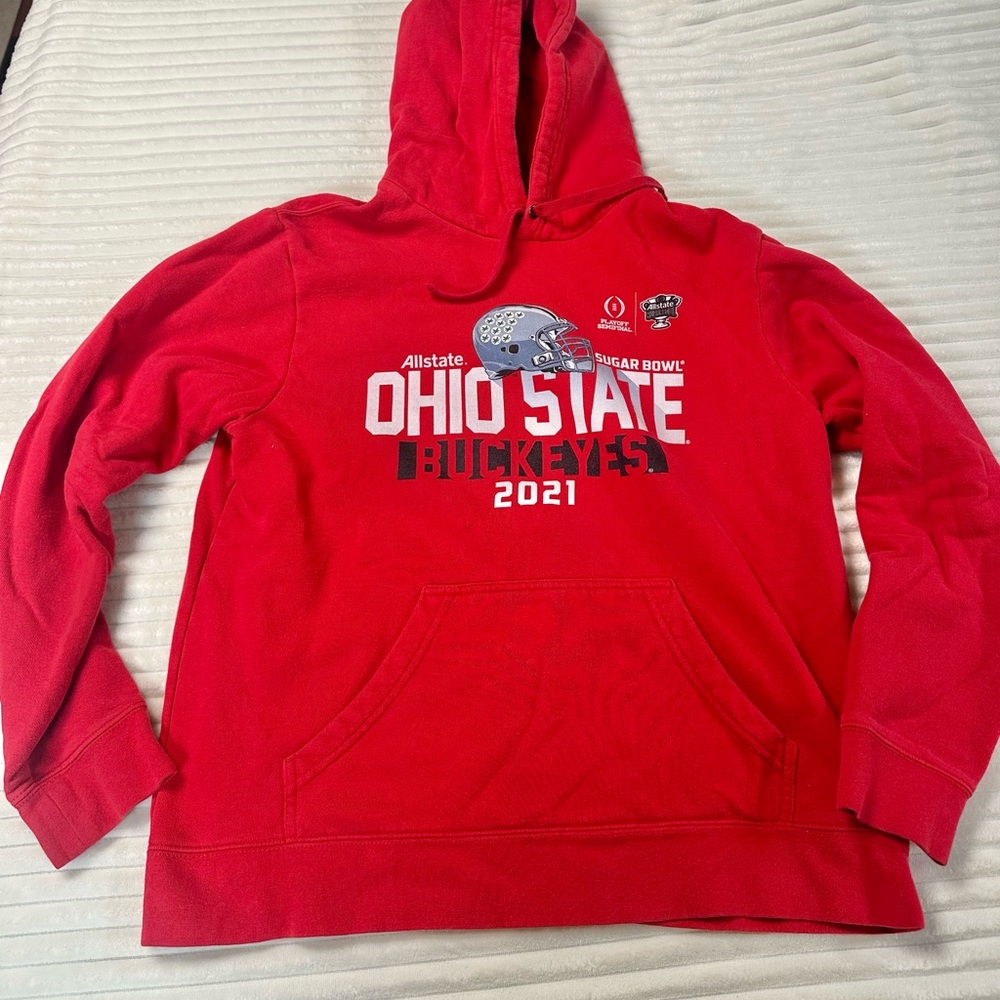 Red Ohio State Hoodie